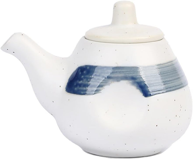 MIYUNO 醤油差し 陶器 醤油 陶器製 しょうゆ差し 和風 ソース 調味料入れ おしゃれ ドレッシング ボトル 調味料ポット 和食器 料理 酢 油入れ オイル容器 料理用 サラダ 高温耐性 漏れ防止 200ml 食卓用 刺身 ラーメン プレゼント カラー7