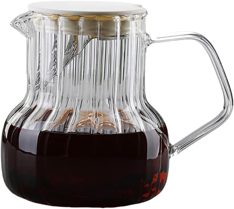 コーヒーサーバー ドリッパー コーヒードリッパー 耐熱ガラス 700ml 1000ml ポットの蓋付き 2~10人用 器具 コーヒーサーバーセット ハンドドリップ コーヒーカラフェ コーヒーサーバー 喫茶店 おしゃれ