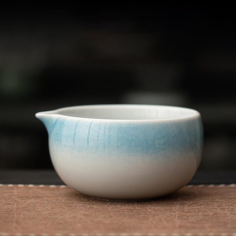 MIYUNO 抹茶 セット 抹茶セット 自宅用 茶道具 初心者 4点セット お点前セット 抹茶 陶器 抹茶茶碗 茶杓 茶せん 百本立 茶筅立て くせ直し 茶道セット matcha set for beginners お手入れも簡単 母の日 父の日 誕生日 贈り物セット おしゃれ グラデーションブルー 510ml CJ84