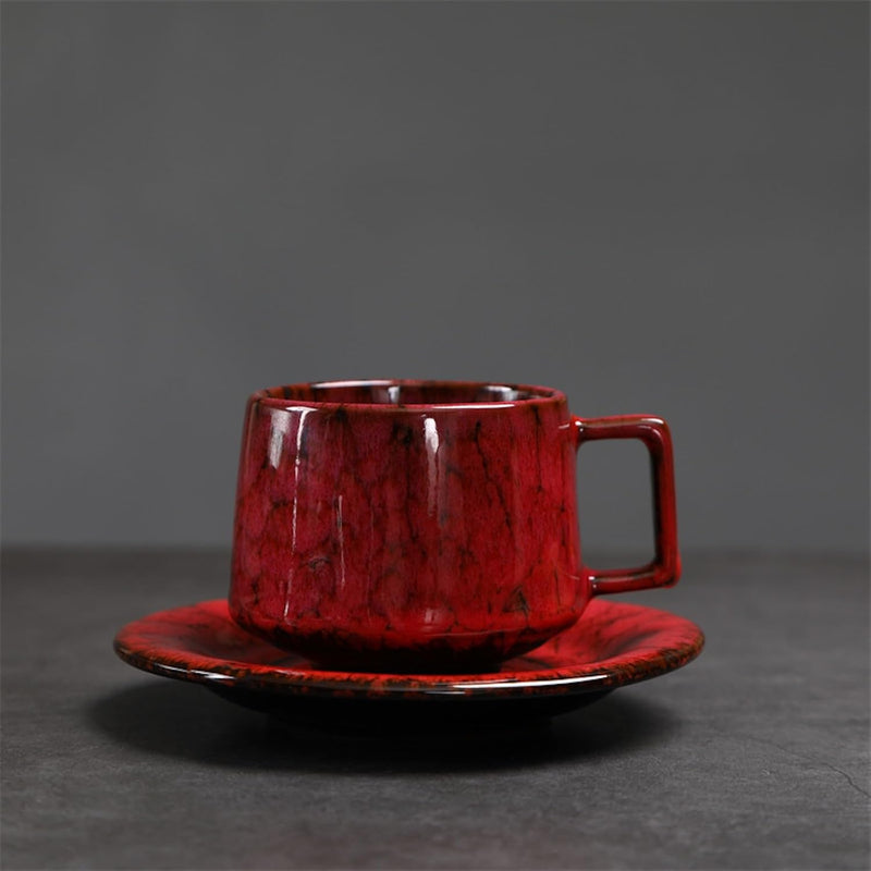 コーヒーカップ 陶器 ソーサー セット セラミック カップアンドソーサー  180ml