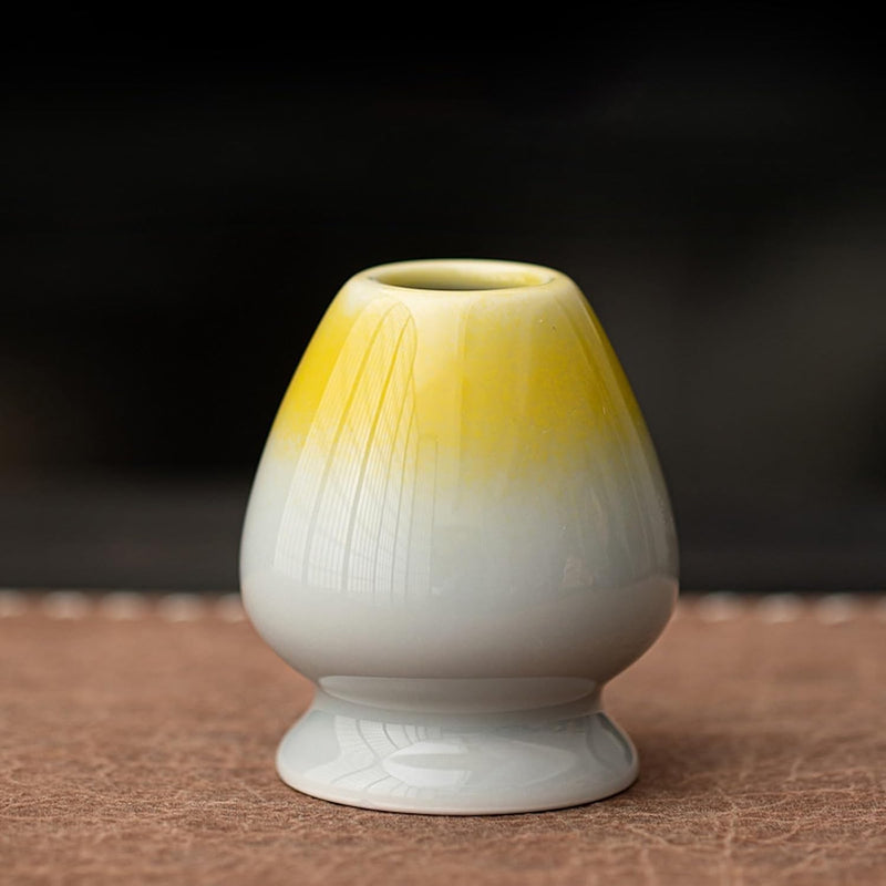 MIYUNO 抹茶 セット 抹茶セット 自宅用 茶道具 初心者 4点セット お点前セット 抹茶 陶器 抹茶茶碗 茶杓 茶せん 百本立 茶筅立て くせ直し 茶道セット matcha set for beginners お手入れも簡単 母の日 父の日 誕生日 贈り物セット おしゃれ グラデーションブルー 510ml CJ84