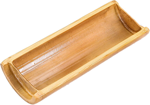 寿司皿 寿司下駄 寿司盛台 ランチプレート 食器 寿司 刺身盛台 和食 寿司プレート 盛器 刺身やお寿司の盛り付けに sushi 刺身盛り合わせ 業務用 飲食店 日本料理 高級料亭 宴会用 家庭用 竹木製 半分の竹