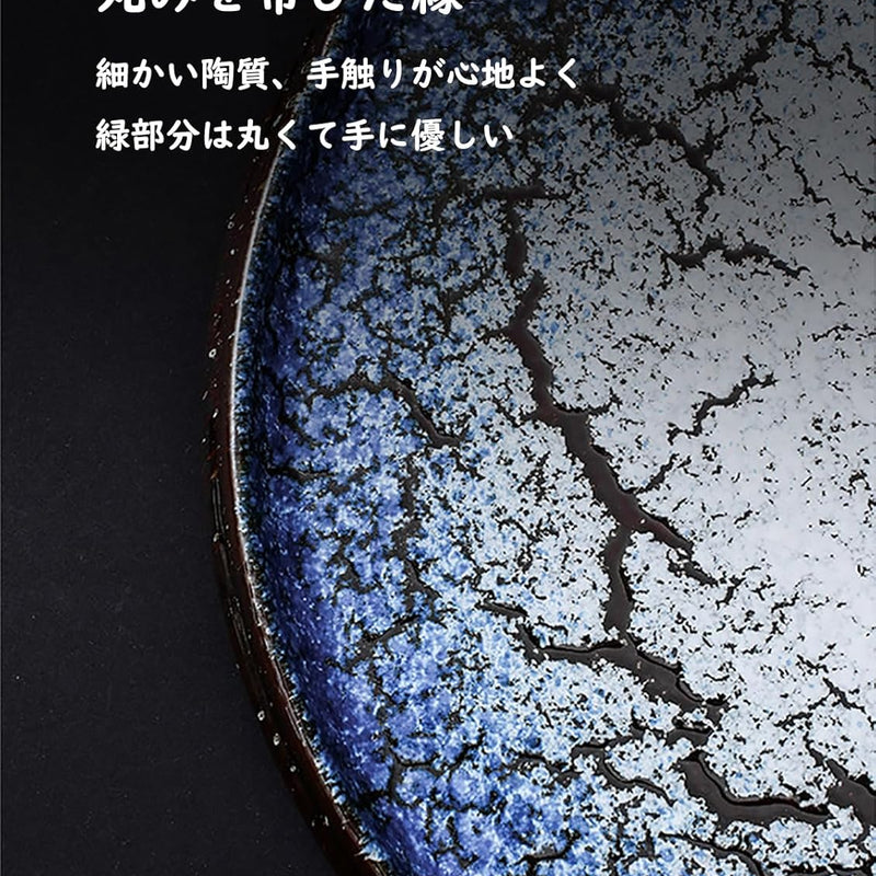 大皿 プレート 12寸皿 2セット 直径約29.5cm 陶器 和食器 中皿 盛皿 デザート皿 窯変 おしゃれ 食器 洋食 和食 カフェ風 北欧風 家庭用 居酒屋 和風 料亭 旅館 飲食店 業務用 電子レンジ 食洗機対応 12CUNXICAN